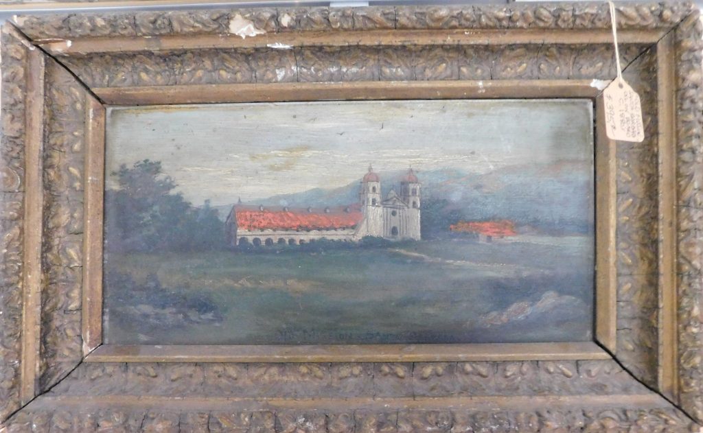 California Mission painting
