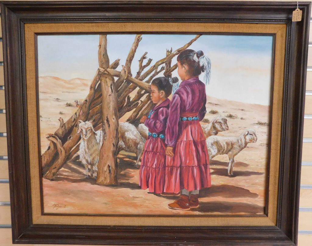 B.J. Dysant Navajo Girls Painting