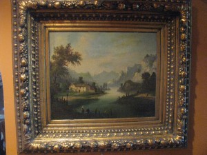 Painting of European Scene